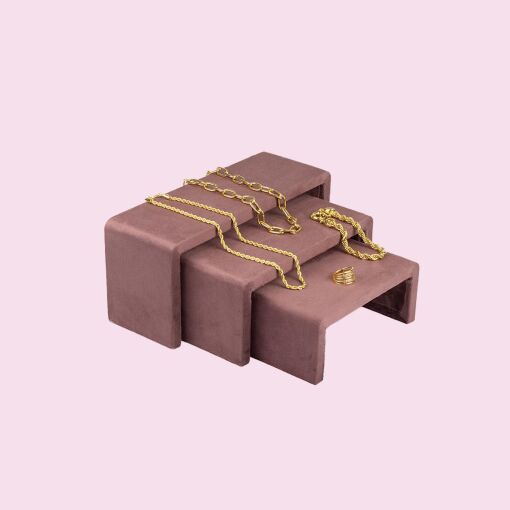 EXPOSITOR ESCADINHA TRIPLA COLORS