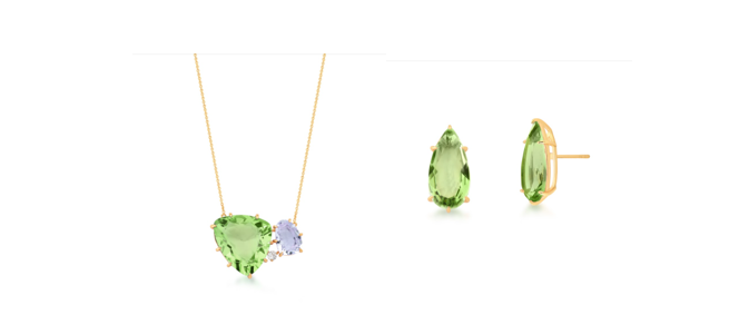 Tendência: semijoias em tons de verde