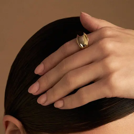 ANEL TRABALHADO LISO E CURVO