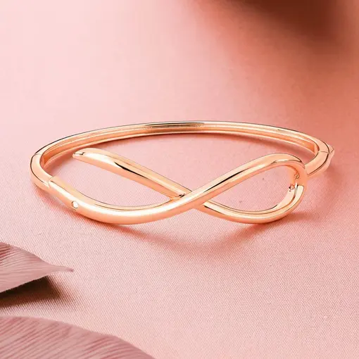 BRACELETE DE LAÇO COM ZIRCÔNIA