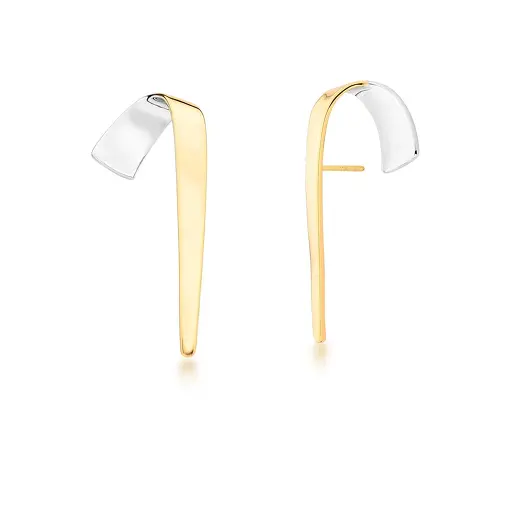 BRINCO CURVO LISO DOIS TONS