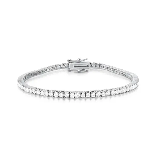 PULSEIRA RIVIERA COM CRISTAIS REDONDOS