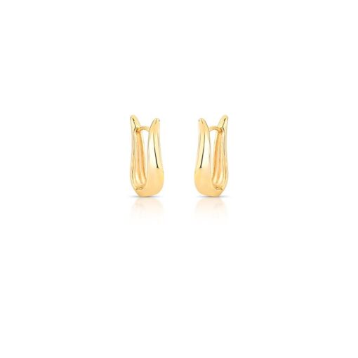 ARGOLA CURVA DE GOTA LISA