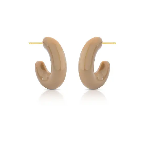 MEIA ARGOLA CURVA ESMALTADA