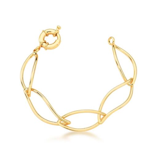 PULSEIRA MALEÁVEL COM ELOS CURVOS