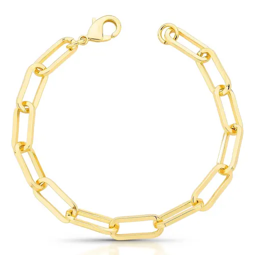 PULSEIRA EM ELOS OVAIS LISOS