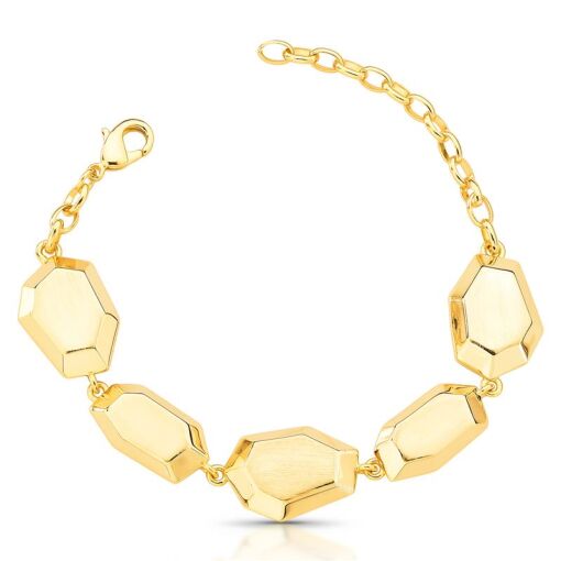 PULSEIRA GEOMÉTRICA TRABALHADA E CURVA ACETINADA