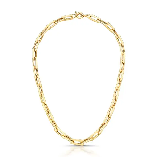 COLAR COM ELOS RETANGULARES VAZADOS