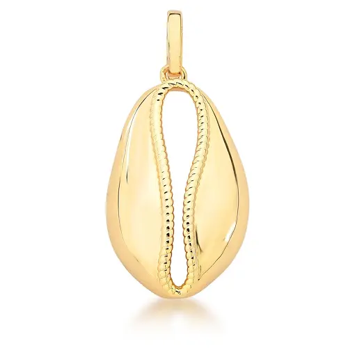 PINGENTE DE CONCHA LISO COM FECHO