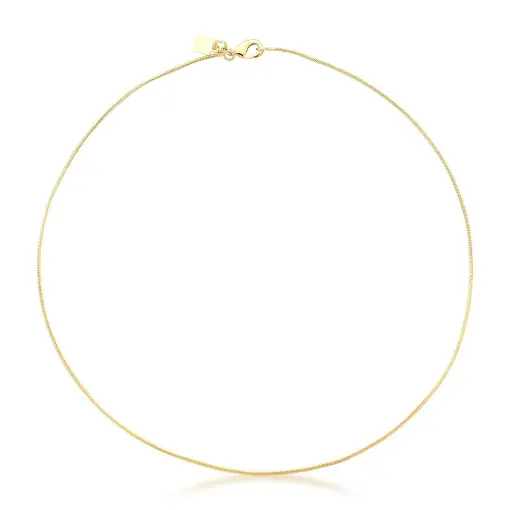 COLAR LISO EM MALHA RABO DE RATO