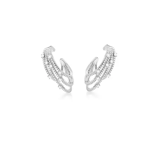 PIERCING DE ORELHA QUATRO VOLTAS BANHADO A RÓDIO