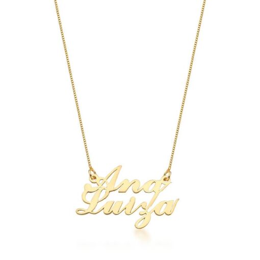 GARGANTILHA PERSONALIZADA NOME COM ATÉ 16 LETRAS