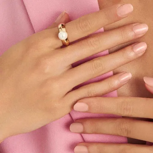 ANEL CURVO PÉROLA SHELL