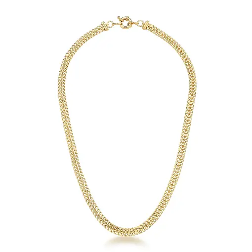 COLAR COM ELOS GROUMET LISO