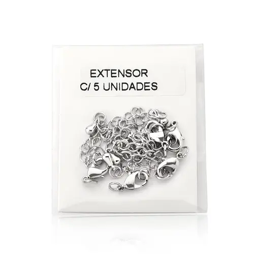 FECHO E EXTENSOR DE 5CM KIT COM 5 UNIDADES