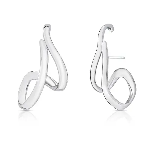 BRINCO EAR HOOK CURVO LISO VAZADO