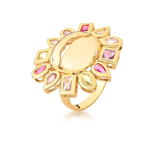 ANEL DE CONCHA E CRISTAIS