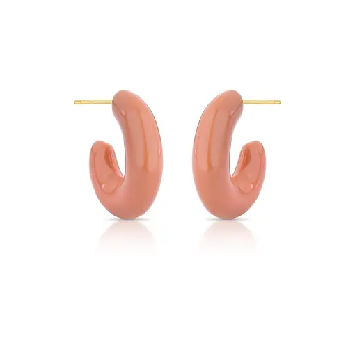 MEIA ARGOLA CURVA ESMALTADA