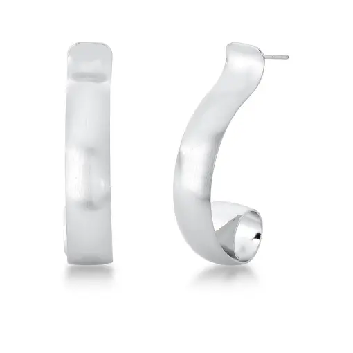 BRINCO CURVO LISO ACETINADO