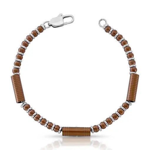 PULSEIRA INTERCALADA TRABALHADA COM ZIRCÔNIA EM AÇO