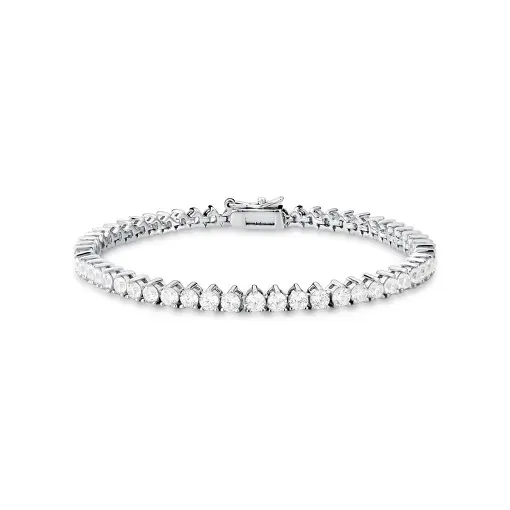 PULSEIRA RIVIERA COM CRISTAIS REDONDOS