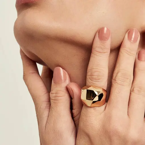 ANEL GEOMÉTRICO LISO