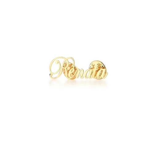 BROCHE PERSONALIZADO COM 1 PALAVRA DE ATÉ 9 LETRAS