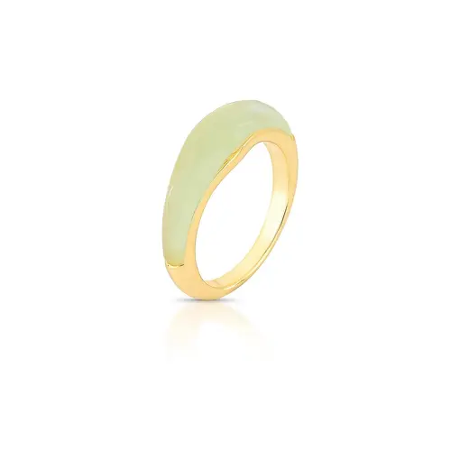 ANEL ABAULADO COM PEDRA