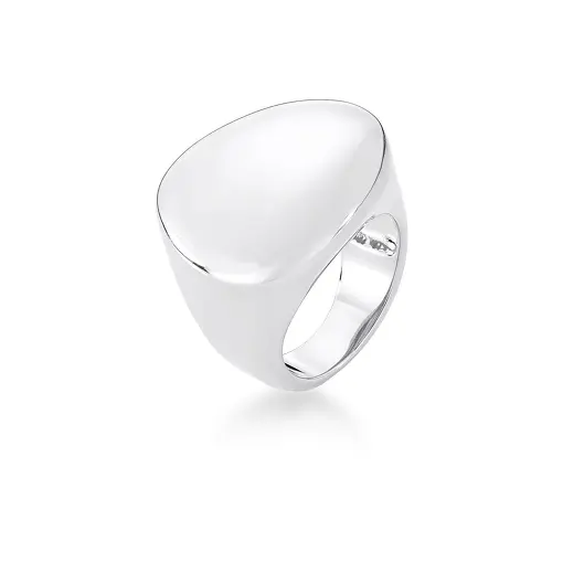 ANEL ABAULADO TRIANGULAR LISO